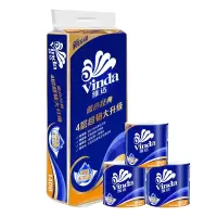 维达V4069-10-1 4层140克 超韧有芯卷纸 10卷/提*1提(单位:提)