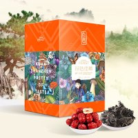 卡宴 珍选佳肴山珍礼盒1050g 山珍干菌礼盒 食用干货 菌菇猴头菇大礼包-春节福利套餐产品