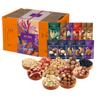 集味轩 合锦坚果礼2536g 内含12种坚果 开心果紫衣腰果夏威夷果榛子核桃香蕉片核桃派龙眼干黑豆鱼皮花生夹层山楂南瓜子
