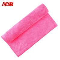 冰禹 洗车清洁抹布 BYQ-552 35*75 粉色1条(大号)