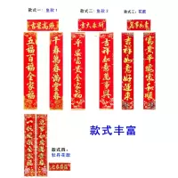 对联2024龙年植绒对联 小号