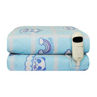 彩虹 1521S彩虹全线路自动控温电热毯(双人)双面纯棉1.8米*1.5米,花色随机