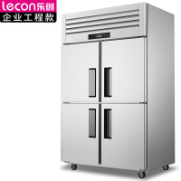 乐创(lecon) LC-J-SM02 900L 冰箱 商用四门冰柜 双压缩机冰箱 全冷冻