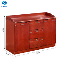 江莱油漆木质储物办公茶水柜1200*400*820/JLW25/组