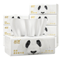 蓝漂白色抽纸8包装(国宝熊猫)