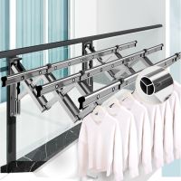 金贵夫人户外推拉晾 衣架 银白色 加筋三杆1米+升级支架(不包装)