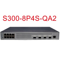 华为千兆弱三层全管理千兆POE供电交换机 S300-8P4S-QA2
