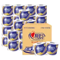 心相印 DS-BT910(4层)-1X 特柔系列 卷筒纸 4层140g (27卷/箱) 105*115mm 纯白