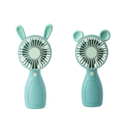 艾青春(AIYOUTH)小兔子手持小风扇随身携带USB充电插口风扇PCX1680 黄/绿随机发货