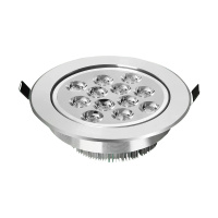 百士安 LED射灯筒灯嵌入式客厅吊顶简灯 12W-暖光-开孔115-125mm(工装款)