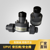 Hittery 背压阀 DN15 塑料PVC背压阀 UPVC阀 单向泄压阀 (单位:个)