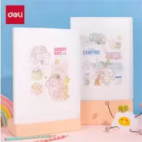 得力(deli)30页试卷册 资料试卷文件收纳册文件保护办公用品 混色PQ307-30