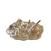 北欧风冰山烟灰缸家用轻奢时尚磨砂雪山摆件烟灰缸 16*5cm