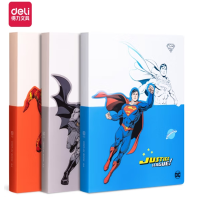 得力(deli)正义联盟60页文件夹 资料试卷收纳册 颜色随机(3个装)72694