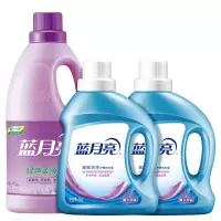 蓝月亮 洗衣护理套装:薰衣草洁净洗衣液1kg×2瓶 + 薰衣草香柔顺剂2kg