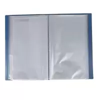 得力A4 20页资料册 资料管理夹 文件册20页30页40页60页80页100页 5080[80页]带壳资料册1本