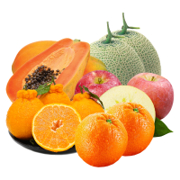TJ套餐(苹果+耙耙柑+脐橙+木瓜+网纹瓜)