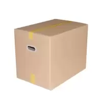 加厚搬家纸箱大号周转收纳打包箱[带扣90*60*60CM]
