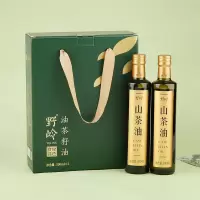 野岭山茶油礼盒500ml*2 低温物理压榨 油茶籽油 礼盒礼品