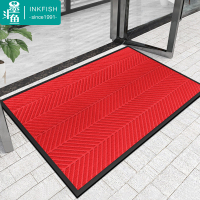 墨斗鱼 人字纹地垫80*120cm红色9967(单位:件)(H)