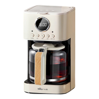 小熊(bear) KFJ-E15W5 咖啡机家用 小型滴漏式美式迷你咖啡壶 自动保温咖啡泡茶两用 智能可预约
