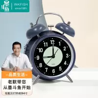 墨斗鱼 机械闹钟4寸灰色9417(夜光)(单位:件)(H)