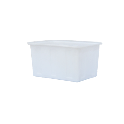 易企采 90L长方形加厚牛筋水箱 塑料水箱 水产养殖箱 卖鱼养鱼箱 牛筋盆大储水桶