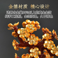 金陵金箔(JINLING GOLDFOIL)金箔橱窗摆件-平安竹