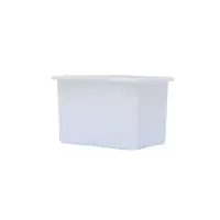 易企采 200L加厚牛筋水箱 塑料水箱 水产养殖箱 卖鱼养鱼箱 牛筋盆大储水桶