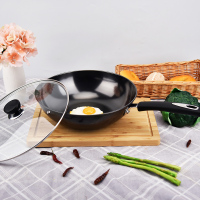 IBOH艾铂赫铁骑士家用无涂层炒菜平底锅H991