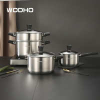 万德霍 巴洛克三件套18/22/26cm 汤蒸锅/汤锅/奶锅