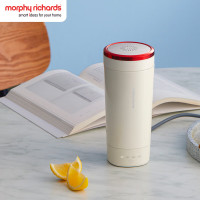 摩飞电器(Morphyrichards)电水壶 烧水壶便携式旅行电热水壶 冲奶泡茶办公室养生保温杯 MR6060白
