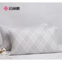 洁丽雅 斜纹纱布枕巾 50*80cm
