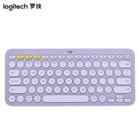 罗技(Logitech)K380 键盘 蓝牙键盘 办公键盘 女性 简约便携 超薄键盘 笔记本键盘 星暮紫
