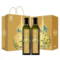 纳福汇核桃油礼盒750ml*2 甄选一级压榨