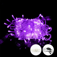 24V低压led灯串满天星彩灯含24V控制器 高品质30米300灯 紫色