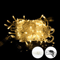 24V低压led灯串满天星彩灯含24V控制器 高品质50米400灯 暖白