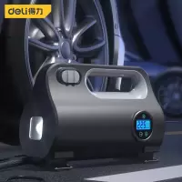 得力(deli) 车载充气泵汽车打气泵便携式轮胎大功率电动打气筒 数显款车载充气泵 DL880280S