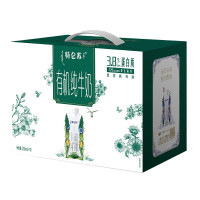 蒙牛(MENGNIU) 有机纯牛奶蛋白质含量升级 梦幻盖 250ml×10