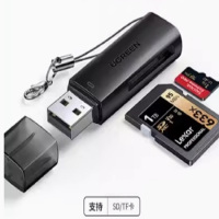 UGREEN/绿联, 60722,USB3.0读卡器 支持TF+SD卡