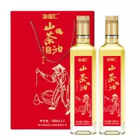 纳福汇山茶油佳节礼盒 500ml*2物理压榨食用油山茶籽油