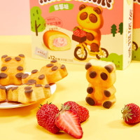 好丽友(C)熊猫派草莓138g*4盒