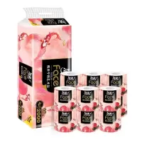 洁柔BJ203-10J-1 4层200g 锦鲤有芯卷纸 10卷/提*1提(单位:提)