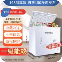 海浪速冻小冰柜家用大容量一级节能 BC/BD-198e (单位: 台)
