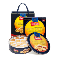 蓝罐曲奇饼干礼盒681g 丹麦原装进口饼干糕点心零食伴手礼团购