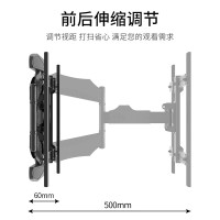ProPre (40-85英寸)电视支架壁挂大屏电视挂架伸缩支架旋转挂墙架通用小米海信华为索尼创维等适用