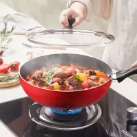 苏泊尔 VJ28RP03炫彩易洁不粘煎炒锅 直径28cm