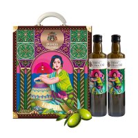 伊莎贝拉伊莎贝拉特级初榨橄榄油500ml*2礼盒(万紫千红) 1盒