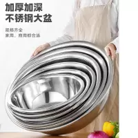 NXG 洗衣盆加厚不锈钢面盆 外径(70±0.3)cm,高(19±0.3)cm 个