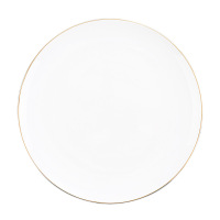 铂宝陶瓷烟碟 金色镶边 直径12*高1.5cm